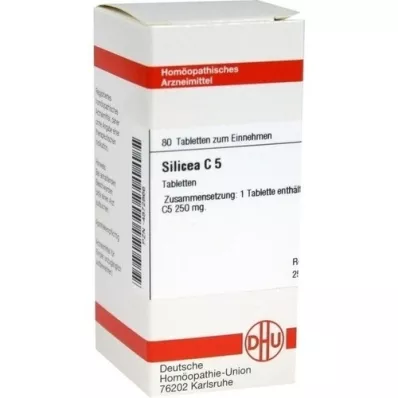 SILICEA C 5 tabletek, 80 szt