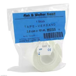 TAPE-Bandaż 3,8 cmx10 m biały, 1 szt