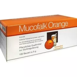 MUCOFALK Granulat pomarańczowy do sporządzania zawiesiny do stosowania doustnego, 100 szt
