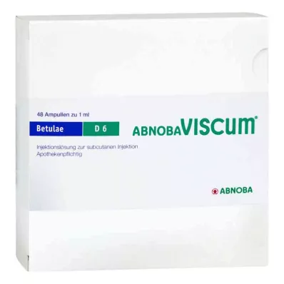 ABNOBAVISCUM Ampułki Betulae D 6, 48 szt