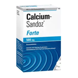CALCIUM SANDOZ Tabletki musujące forte, 2X20 szt