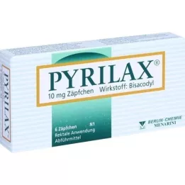 PYRILAX Czopki 10 mg, 6 szt