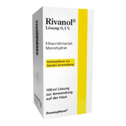 RIVANOL Roztwór 0,1%, 100 ml