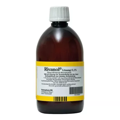RIVANOL Roztwór 0,1%, 500 ml