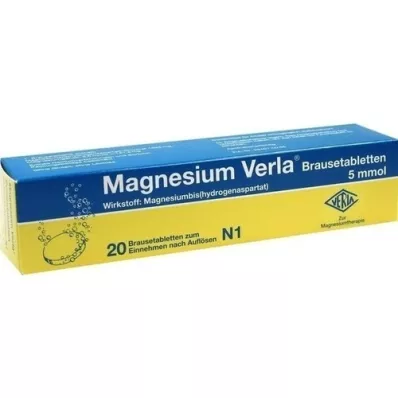 MAGNESIUM VERLA Tabletki musujące, 20 szt