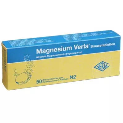 MAGNESIUM VERLA Tabletki musujące, 50 szt MAGNESIUM VERLA Tabletki musujące, 50 szt
