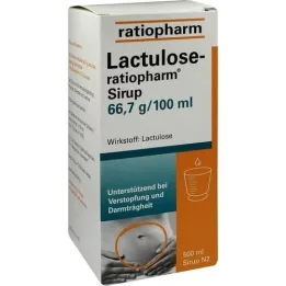 LACTULOSE-syrop ratiopharm, 500 ml