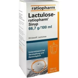 LACTULOSE-syrop ratiopharm, 1000 ml