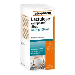 LACTULOSE-syrop ratiopharm, 1000 ml