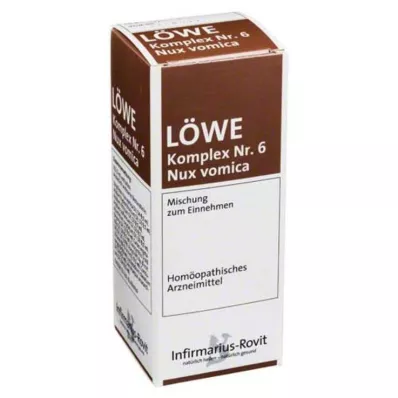Lion Complex nr 6 krople Nux Vomica, 100 ml Lion Complex nr 6 krople Nux Vomica, 100 ml