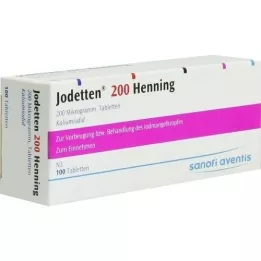 JODETTEN 200 tabletek Henning, 100 szt