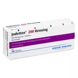 JODETTEN 200 tabletek Henning, 100 szt