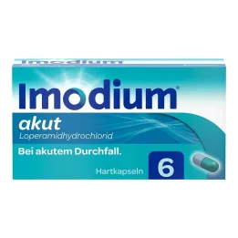 IMODIUM ostre kapsułki twarde, 6 szt