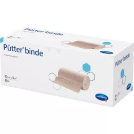 PÜTTER Bandaż 10 cmx5 m, 10 szt