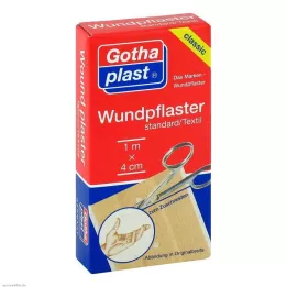 GOTHAPLAST Plaster na ranę stand.4 cmx1 m cięty, 1 szt