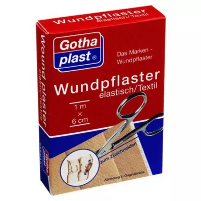 GOTHAPLAST Gips na rany.elastyczny.6 cmx1 m cięty, 1 szt