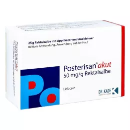 POSTERISAN Ostra maść z rozszerzaczem odbytu, 25 g