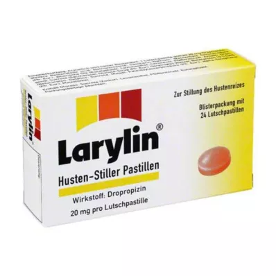 LARYLIN Pastylki do ssania przeciwkaszlowe, 24 szt LARYLIN Pastylki do ssania przeciwkaszlowe, 24 szt