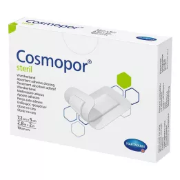 COSMOPOR sterylny opatrunek na ranę 5x7,2 cm, 10 szt