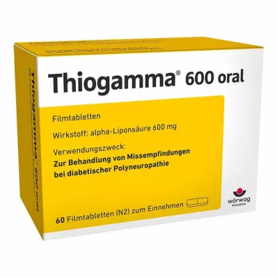 Thiogamma 600 doustne tabletki powlekane, 60 szt