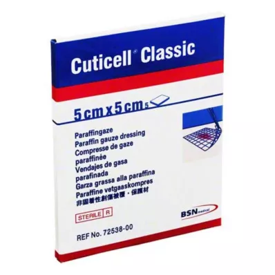 CUTICELL Klasyczna gaza na rany 5x5 cm, 5 szt