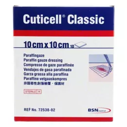 CUTICELL Gaza na rany Classic 10x10 cm, 10 szt