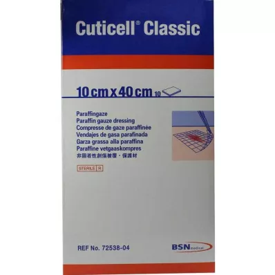 Cuticell Classic gazik na rany 10x40 cm, 10 szt Cuticell Classic gazik na rany 10x40 cm, 10 szt