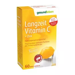 GESUND LEBEN Kapsułki z witaminą C i cynkiem o przedłużonym działaniu, 60 szt
