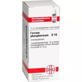 FERRUM PHOSPHORICUM C 10 kulek, 10 g