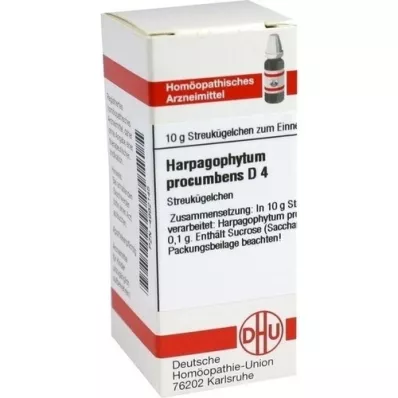 HARPAGOPHYTUM PROCUMBENS D 4 globulki, 10 g