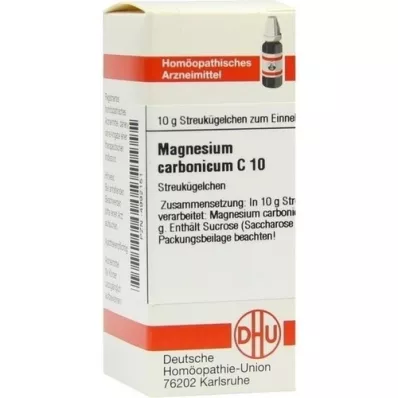 MAGNESIUM CARBONICUM C 10 kulek, 10 g