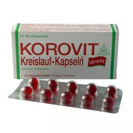 KOROVIT Kapsułki cyrkulacyjne, 20 szt