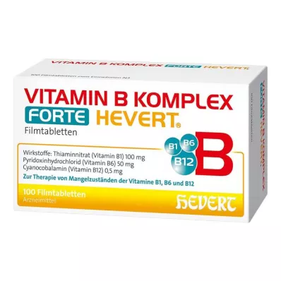 VITAMIN B KOMPLEX tabletki forte Hevert, 100 szt