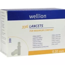 WELLION Lancety 33 G, 200 szt