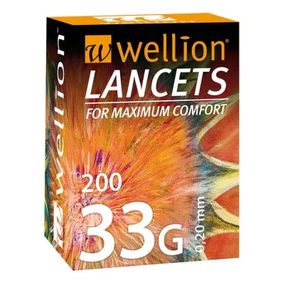 WELLION Lancety 33 G, 200 szt