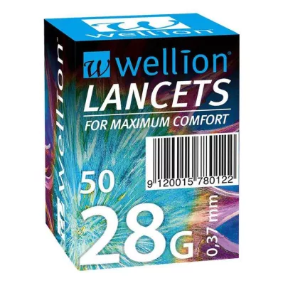 WELLION Lancety 28 G, 50 szt