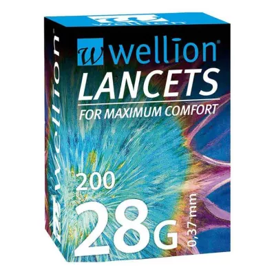 WELLION Lancety 28 G, 200 szt