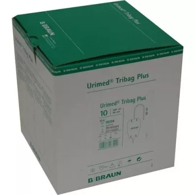 URIMED Tribag Plus Urine Leg Sleeve 500ml 80cm unst., 10 szt