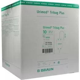 URIMED Tribag Plus Urine Leg Sleeve 800ml 60cm ster., 10 szt