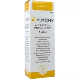 MEDIHONEY Antybakteryjny miód leczniczy, 5X20 g