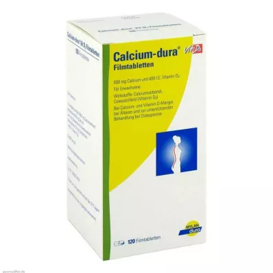 CALCIUM DURA Tabletki powlekane Vit D3, 120 kapsułek CALCIUM DURA Tabletki powlekane Vit D3, 120 kapsułek