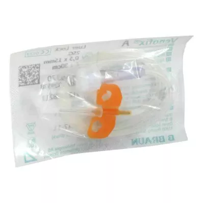 VENOFIX A Pałeczka do nakłucia żyły 25 G 0,5 mm pomarańczowa, 1 szt