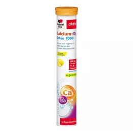DOPPELHERZ Calcium+D3 Osteo 1.000 tabletek musujących, 15 szt