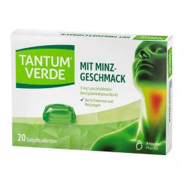 TANTUM VERDE pastylka 3 mg o smaku miętowym, 20 szt