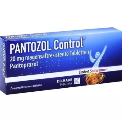 PANTOZOL Tabletki powlekane dojelitowe Control 20 mg, 7 szt
