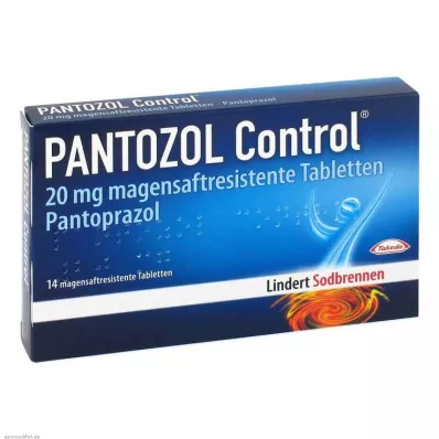 PANTOZOL Tabletki powlekane dojelitowe Control 20 mg, 14 szt