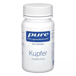 PURE ENCAPSULATIONS Cytrynian miedzi w kapsułkach, 60 kapsułek