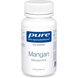 PURE ENCAPSULATIONS Mangan Kapsułki cytrynianu manganu, 60 kapsułek