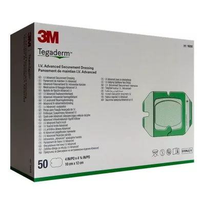 Tegaderm 3M i.v.Tynk zaawansowany 10x12cm 1688, 50 szt