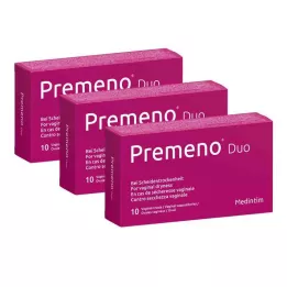PREMENO Pochwa dopochwowa Duo, 3 x 10 szt